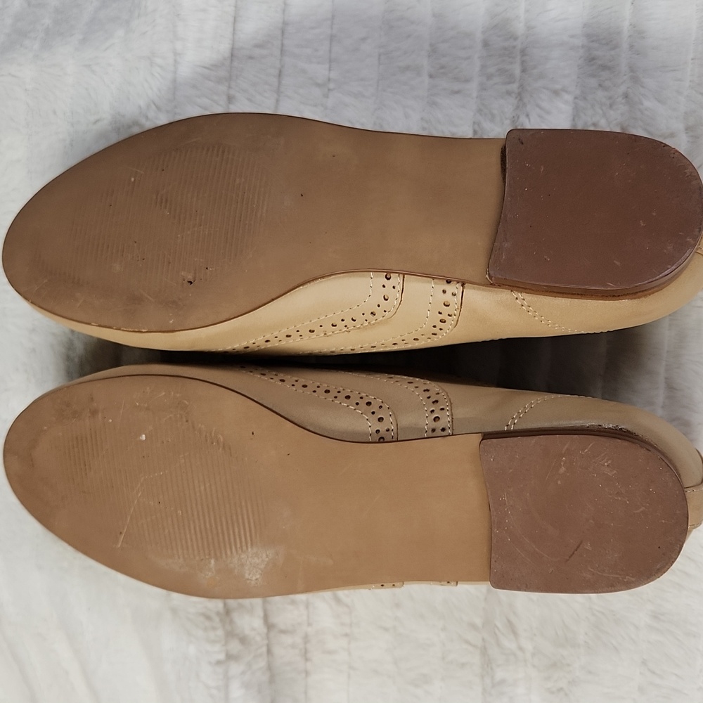 Steve Madden "Trouser" Oxford Laceless Shoes Tan Size 7 - Picture 6 of 8